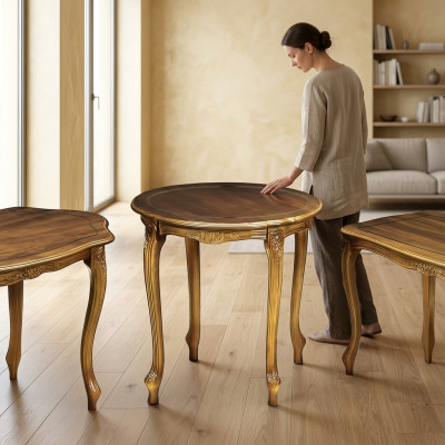 Table basse ronde Table d'appoint ronde Table basse Table Table de salon Tables Meubles