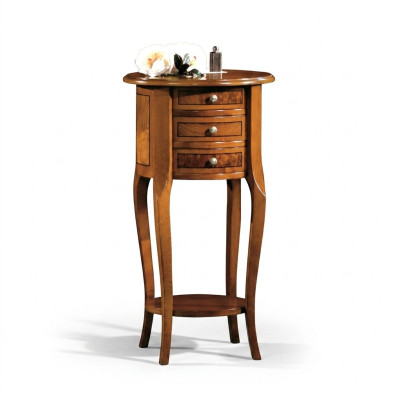 Table d'appoint Table basse ovale Commode Tables Console Design Table en bois nouveau