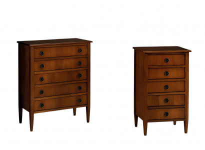 Ensemble de meubles italiens solides - armoire haute, commode, buffet pour un ameublement élégant