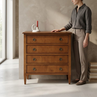 Sideboard Commodes Buffets 4 tiroirs armoire commode Armoire En bois neuf