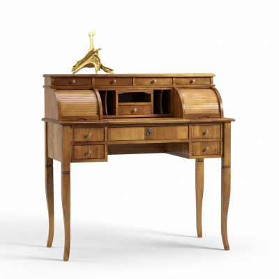 Bureau Table de bureau Bois noble Tables Baroque Rococo Mobilier de style ancien Lits