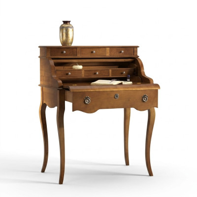 Bureau baroque Table de bureau en bois noble Tables style rococo Mobilier antique Italie.