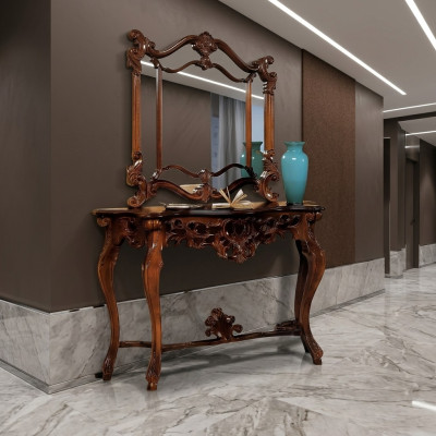 Table console de designer Table en bois Console Consoles de luxe Tables Italie Meubles