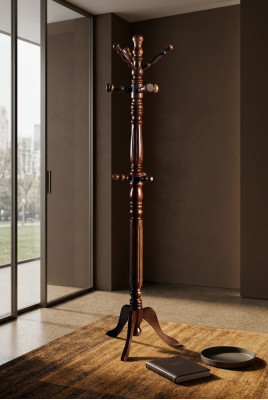 Portemanteau, portant sur pied, portemanteau, cintre, valet, meuble, parquet