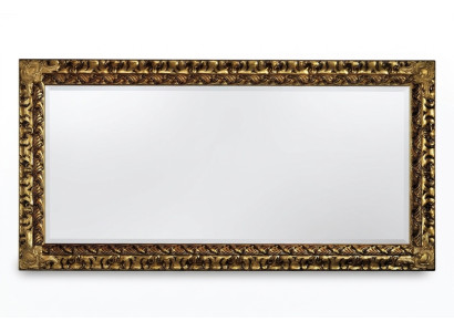 Miroir classique italien R Meubles de designer Miroir mural Bois Doré neuf xxl