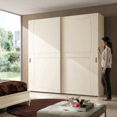 Armoire Chambre Bois Garde-Robe Style Armoires Meubles Ameublement Italie