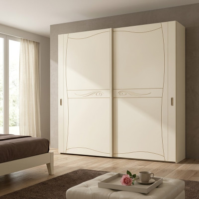 Armoire Chambre Bois Garde-Robe Style Armoires Meubles Ameublement Italie