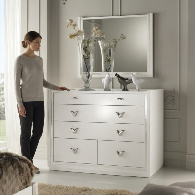 Commode Armoire Luxueuse Commodes Armoire Bibliothèque Console Meubles Cabinet en bois Italie neuf