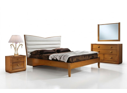 Chambre de luxe Lit Lit double Bois Rembourrage Lits Cadre de lit double Moderne