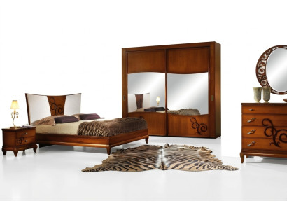 Lit double lits doubles structure de lit moderne lits cadre de lit bois design d'hôtel neuf