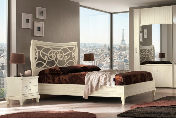 Lit Double-lits Cadre de lit moderne Lits Cadre de lit Moderne Bois Double Nouveau