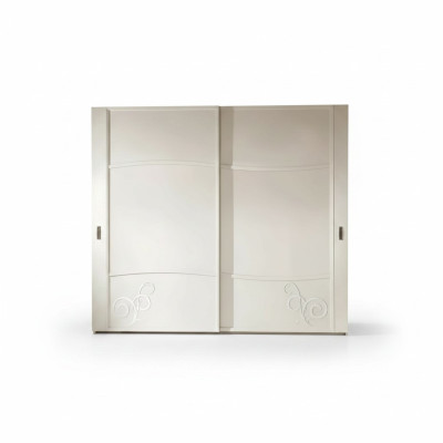 Armoire Armoire avec portes coulissantes Mur de la chambre Armoires de design en bois