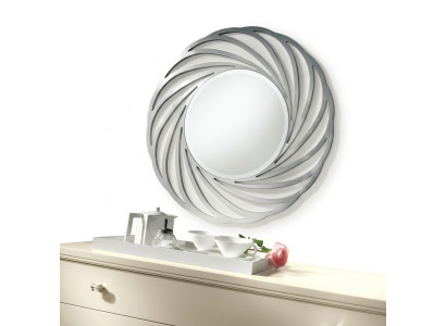 Miroir Miroir Accrocher Bois Moderne Miroir Mural Meubles Design Miroir 90x90 nouveau