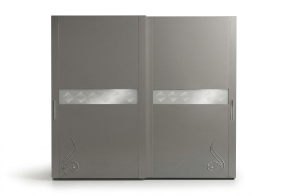 Armoire Armoire Luxe Portes Coulissantes Conception Armoires Vêtements Mobilier Bois neuf