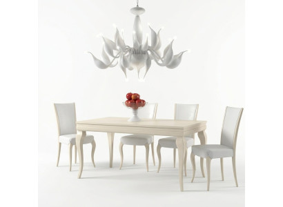 Salle à manger Table à manger Chaise Ess Table Groupe de design Tables Bois Moderne Ensemble 5 pièces.