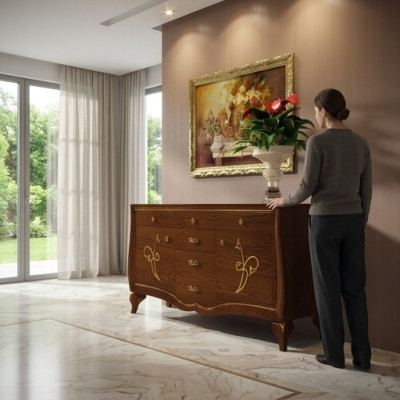 Buffet Commode xxl Armoire de luxe Commodes Armoire Étagère Console Meubles neufs