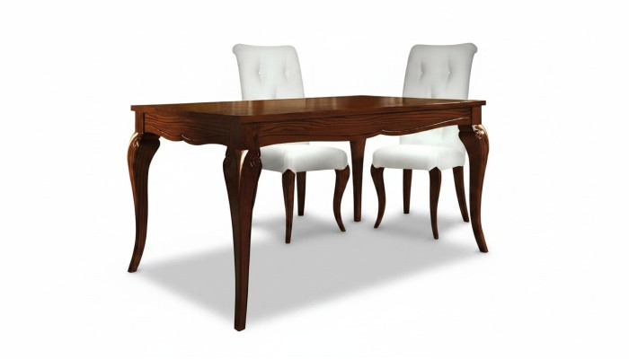 Table à manger extensible Ess Table de bois Tables Design moderne Salle à manger de luxe Meubles