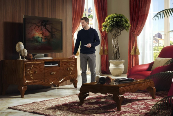 Meuble bas Armoire Meuble TV Salle de séjour Bois Meuble Armoire Classique Buffet nouveau
