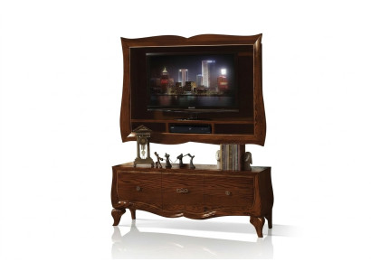 Meuble télé bas Armoire d'angle Buffet Dressing en bois TV classique Commode Design nouveau