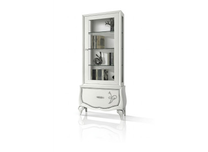 Vitrines Armoire en verre Armoires étagère en bois Vitrine de design de vitrine moderne Salon neuf