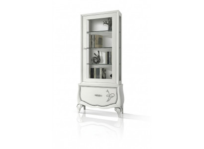Vitrines Armoire en verre Armoires étagère en bois Vitrine de design de vitrine moderne Salon neuf