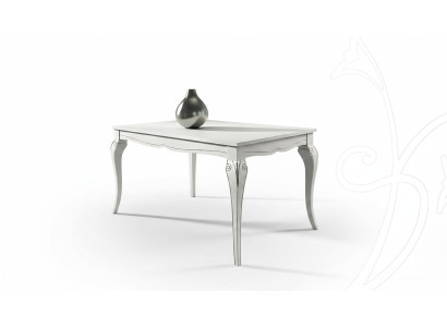 Table à manger extensible XXL tables modernes en bois design blanc neuf.