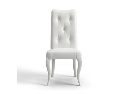 Chaise de salle à manger Chaise Salle à manger Chaises Modernes Design en Bois Blanc Siège Fauteuil