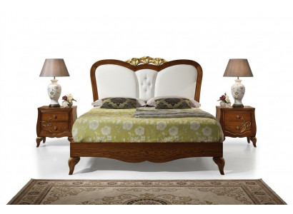 Chambre Lit Table de chevet Bois Design Lits Tables de chevet Set 3 pièces Ensembles de meubles