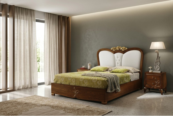 Lit Lits de luxe Cadre de lit Bois Chambre double moderne avec fonction lit