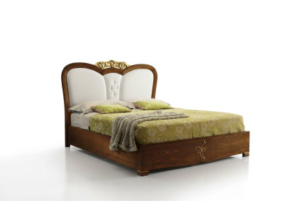 Lit Lits de luxe Cadre de lit Bois Chambre double moderne avec fonction lit