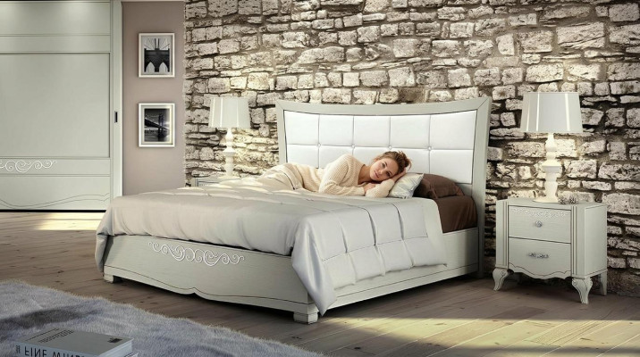 Design de literie de luxe pour lits doubles, chambre à coucher en bois moderne, cadre de lit nouveau.