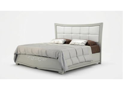 Design de literie de luxe pour lits doubles, chambre à coucher en bois moderne, cadre de lit nouveau.