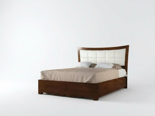 Ensemble de 3 pièces de chambre à coucher Lit Table de chevet Groupe de lits Mobilier en bois