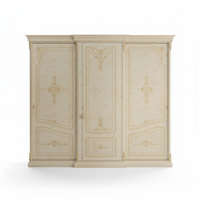 Armoire de luxe Style de garde-robe Mobilier classique Armoires de chambre en bois