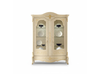 Vitrine de meubles de luxe italiens présentoir armoire placard design en verre garde-robe