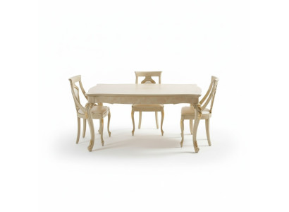 Table à manger extensible design classique Table à manger en bois italien Meubles Tables