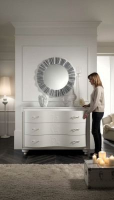 Commode Designer Commode Buffet Buffet Armoire Étagère Luxe Moderne Bois