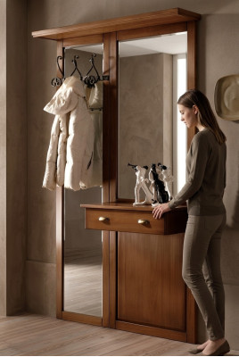Armoire Armoire Mobilier de chambre solide Italie Armoire en bois Bois massif
