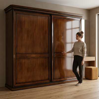 Armoire en bois Armoire en bois Armoire en bois Meubles de chambre massifs Italie