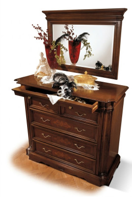 Commode Buffet Buffet Buffets Armoire en bois massif Meubles Commodes Brun
