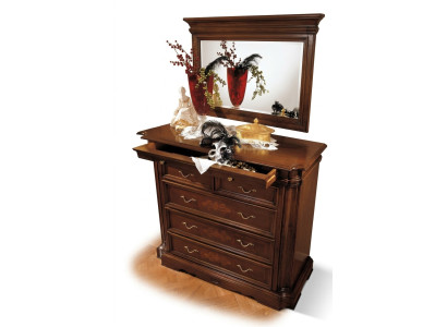 Commode Buffet Buffet Buffets Armoire en bois massif Meubles Commodes Brun