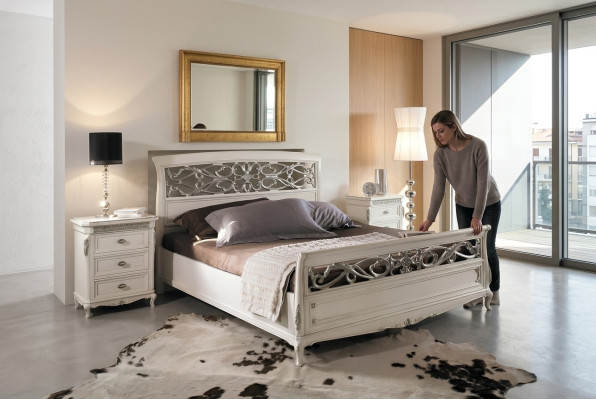 Lit Chambre Meubles Lit double Design Lits Bois massif Vaccari cav giovanni