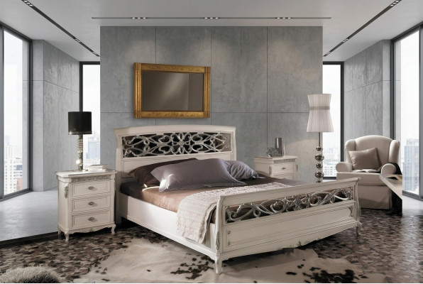 Lit Chambre Meubles Lit double Design Lits Bois massif Vaccari cav giovanni