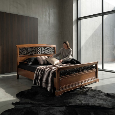 Design de lit exclusif pour chambre de luxe Vaccari Furniture