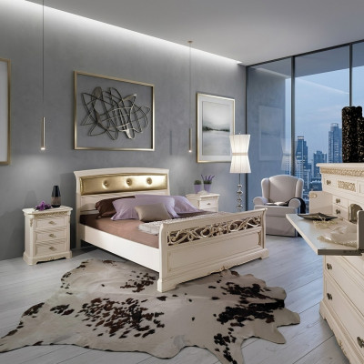 Lit Chambre Mobilier Lits Doubles Mobilier de Luxe Vaccari cav giovanni neuf