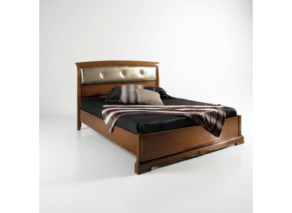 Lit Lit double Vaccari cav giovanni Bois massif Chambre à coucher Design Mobilier neuf
