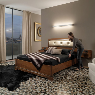 Ensemble de chambre à coucher Ensemble de lit Mobilier de chambre à coucher Tables de chevet Consoles Ensembles complets 3 pièces