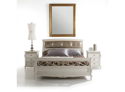 Conception Mobilier Chambre Lit double Bois massif Vaccari cav giovanni Mobilier neuf