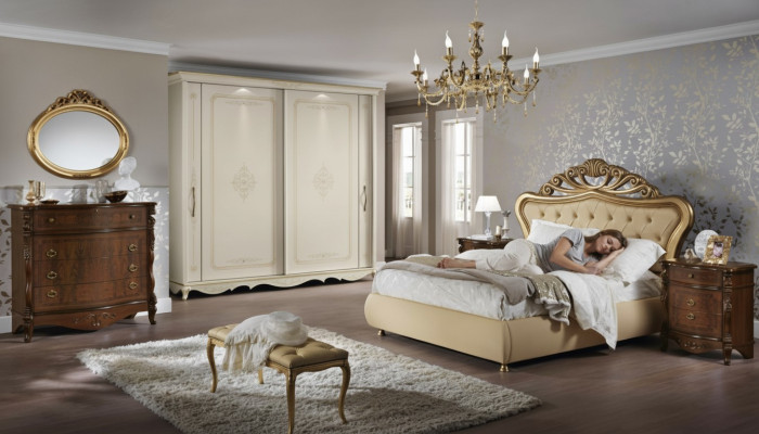 Lit Armoire Tiroir Mobilier de chambre Table de chevet avec tiroirs Commode neuf