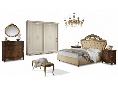 Lit Armoire Tiroir Mobilier de chambre Table de chevet avec tiroirs Commode neuf